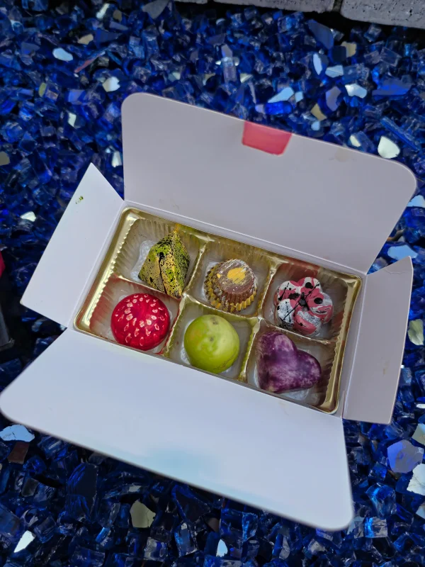 Belgian Chocolate Bonbons with Assorted Sweet Vibes Favorites - Image 7