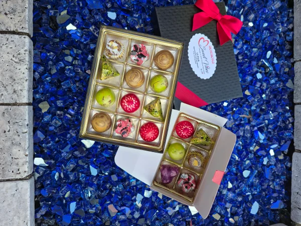 Belgian Chocolate Bonbons with Assorted Sweet Vibes Favorites - Image 3