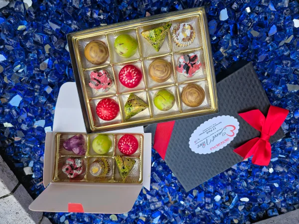 Belgian Chocolate Bonbons with Assorted Sweet Vibes Favorites - Image 18